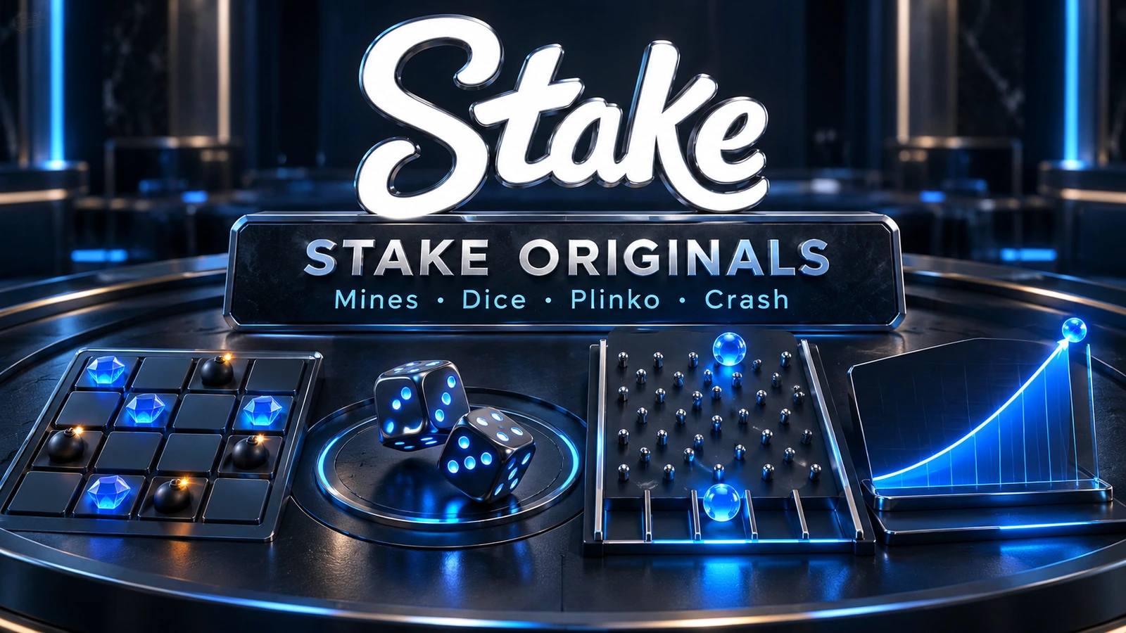 Stake Originals Mines Dice Plinko Crash